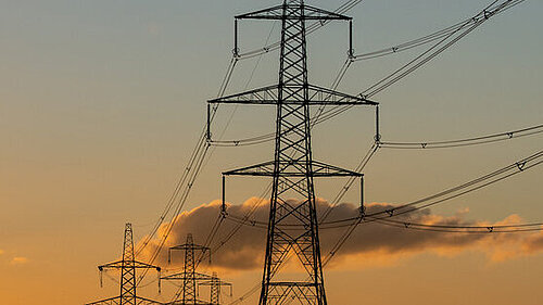Pylons at Bicker Fen Pylons at Bicker Fen