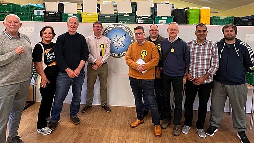 Lib Dems at WCOP Chris and Team at WCOP